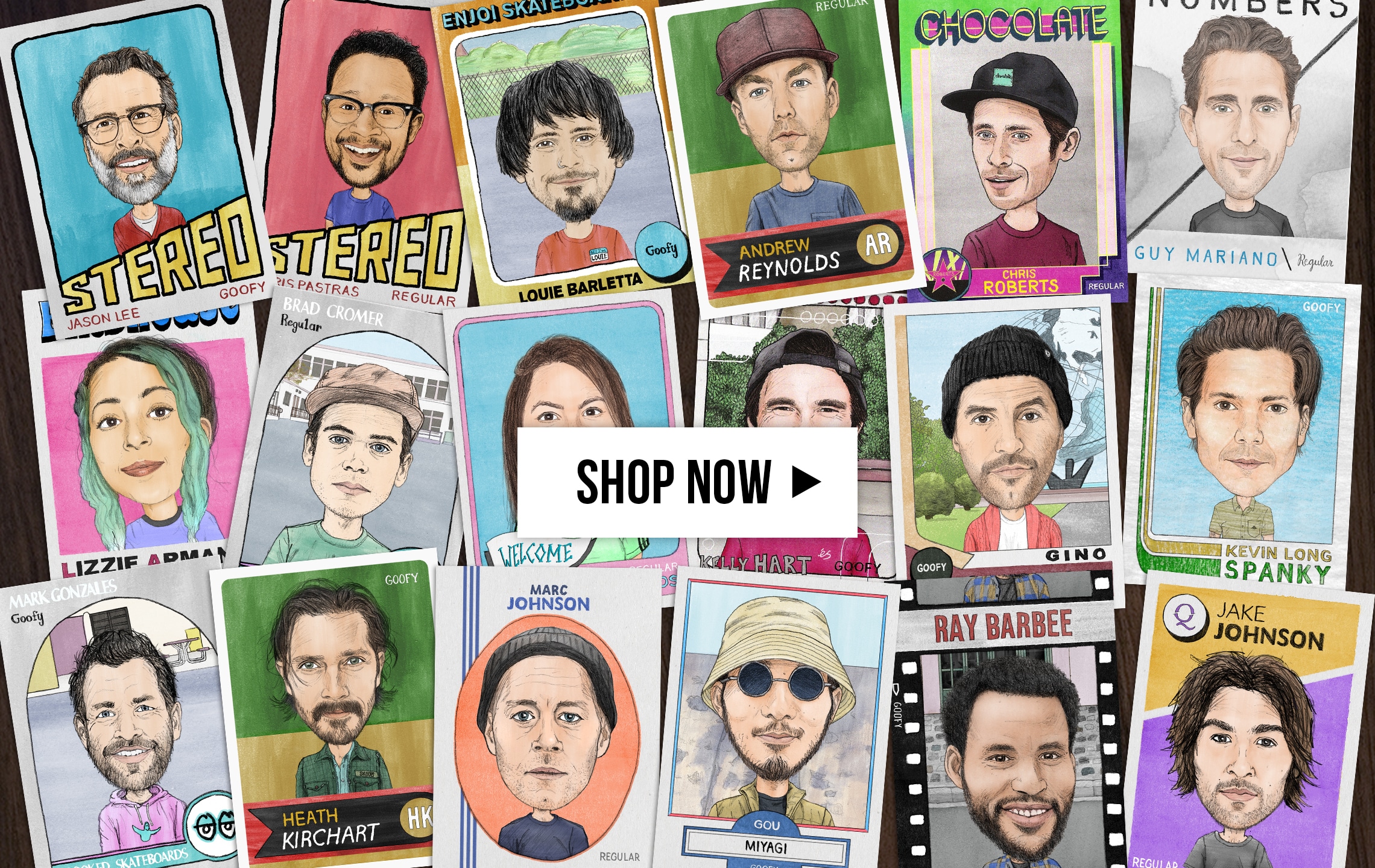 Skateboard Trading Card Collection