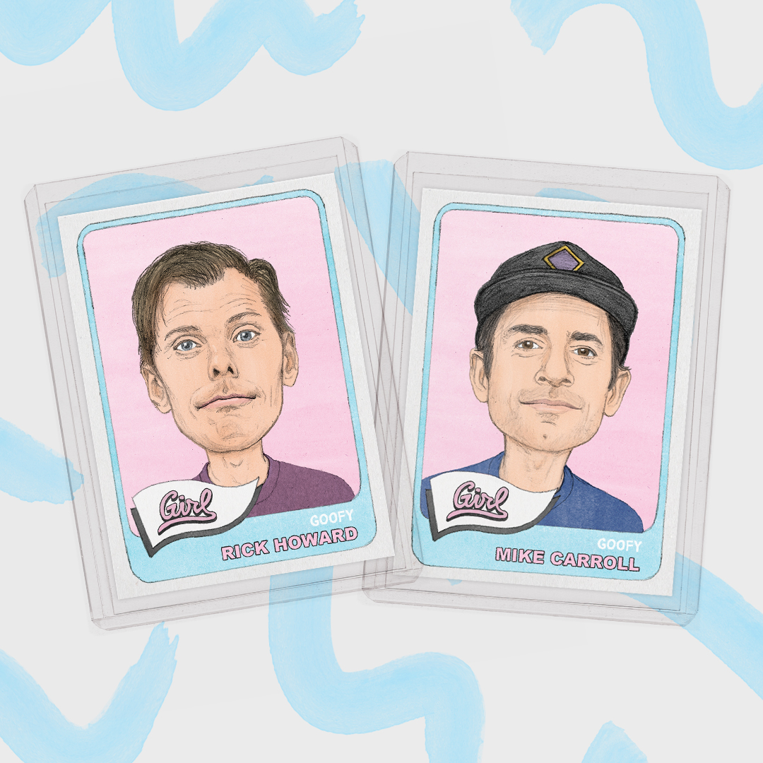 Mike Carroll and Rick Howard Trading Cards