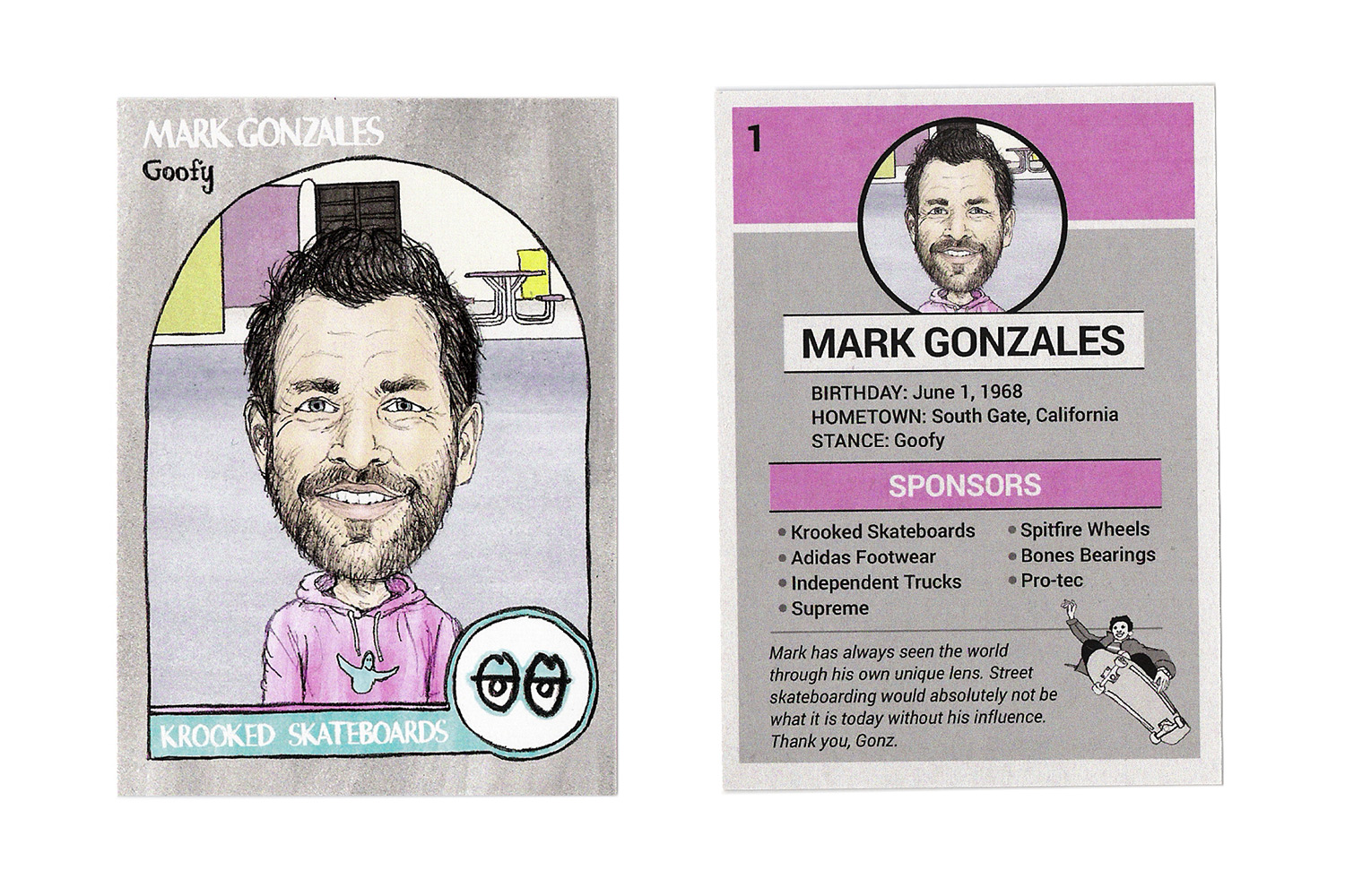 Mark Gonzales Trading Card