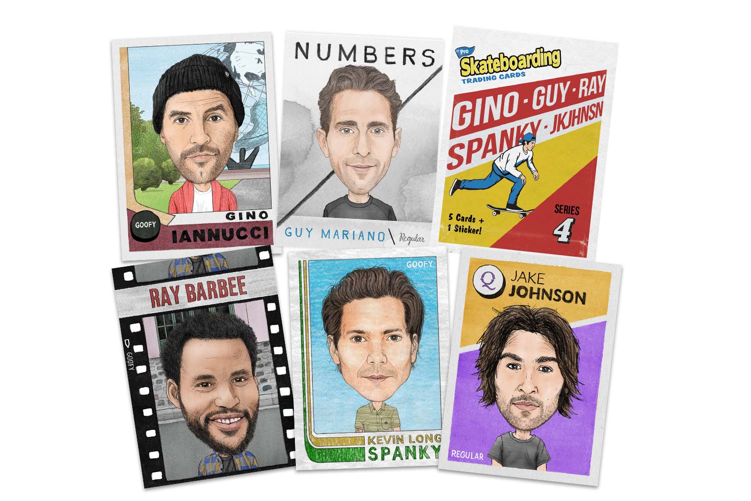 Skateboarding Trading Cards Series Four Pack